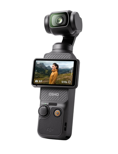 DJI Osmo Pocket 3 Creator Combo, Vlogging Camera with 1'' CMOS & 4K/120fps Video, 3-Axis Stabilization, Face/Object Tracking, Fast Focusing, Mic Included for Clear Sound, Small Camera for Photography
