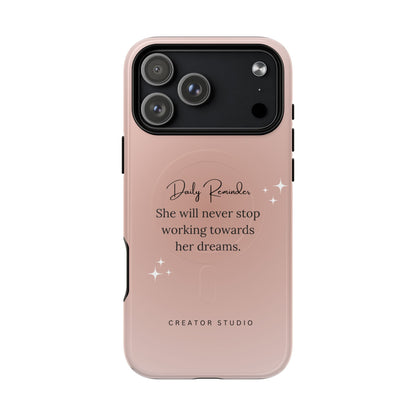 She Dreams Phone case