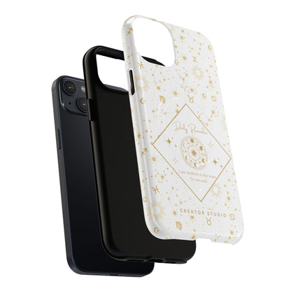 White Celestial Phone Case