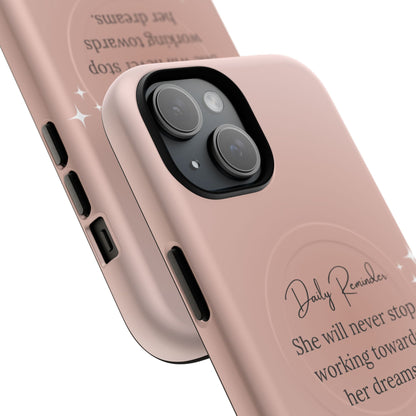 She Dreams Phone case