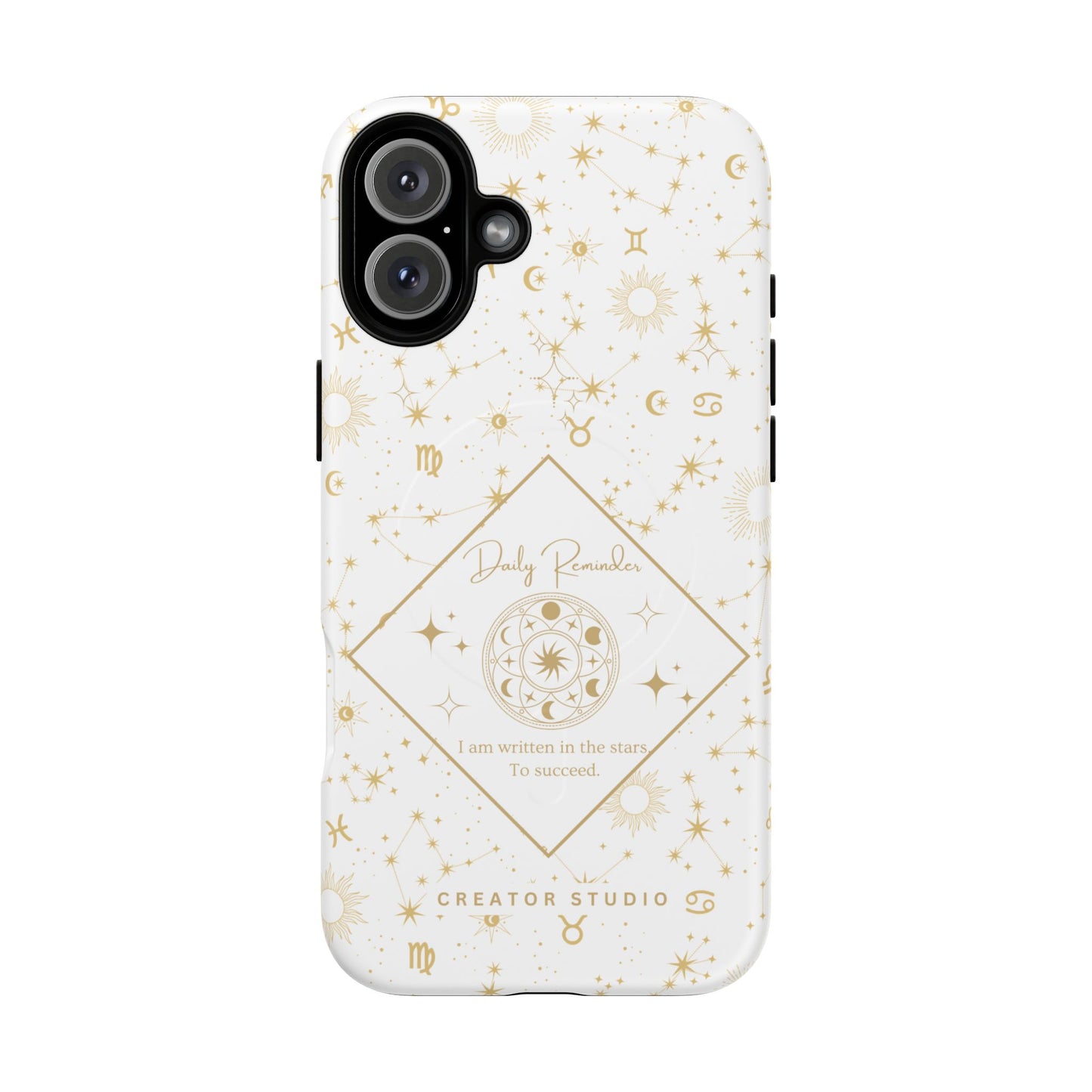 White Celestial Phone Case