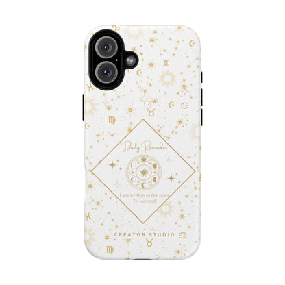 White Celestial Phone Case