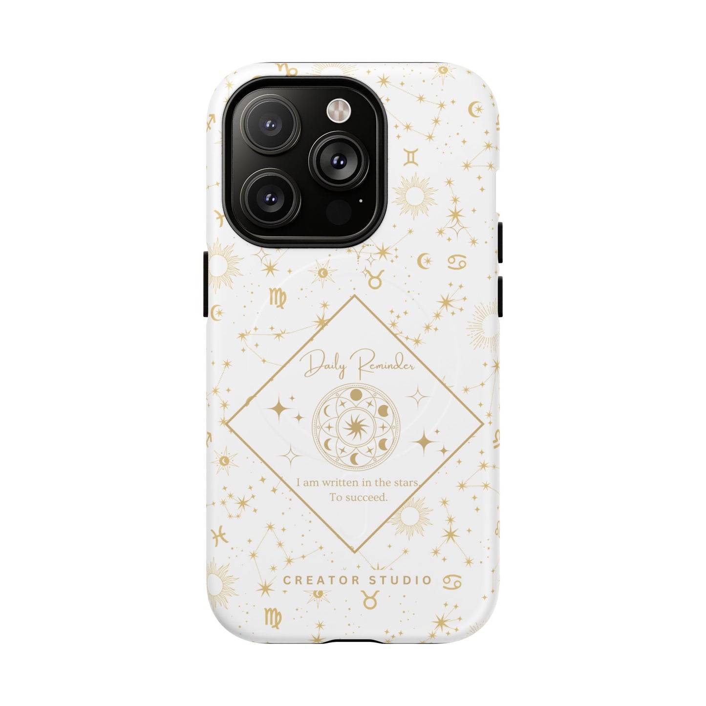 White Celestial Phone Case