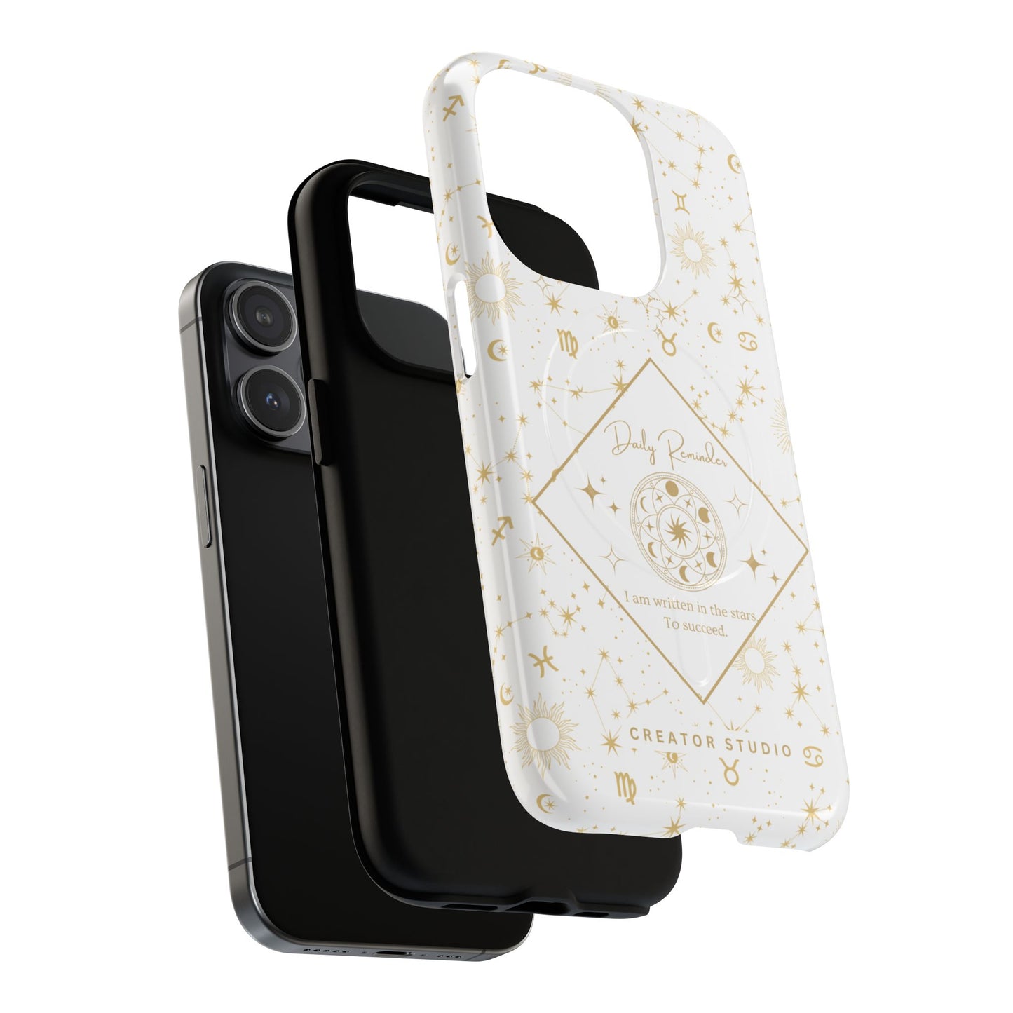 White Celestial Phone Case