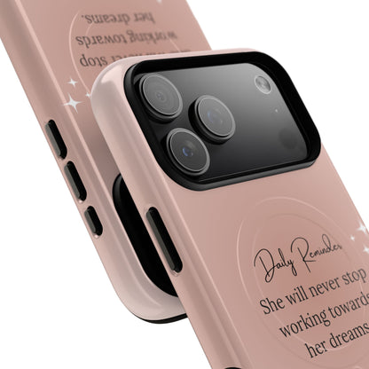 She Dreams Phone case