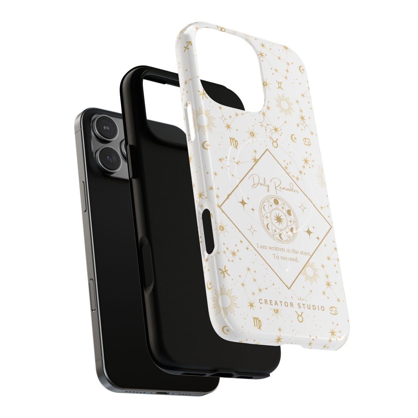 White Celestial Phone Case