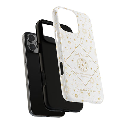 White Celestial Phone Case