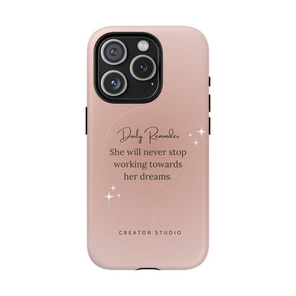 She Dreams Phone case
