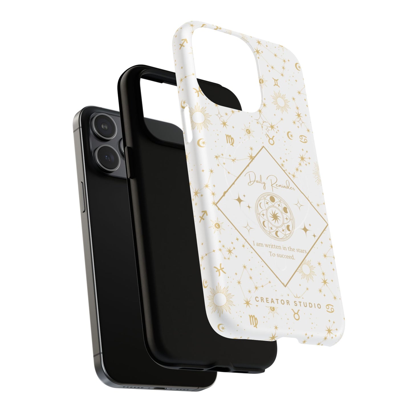 White Celestial Phone Case