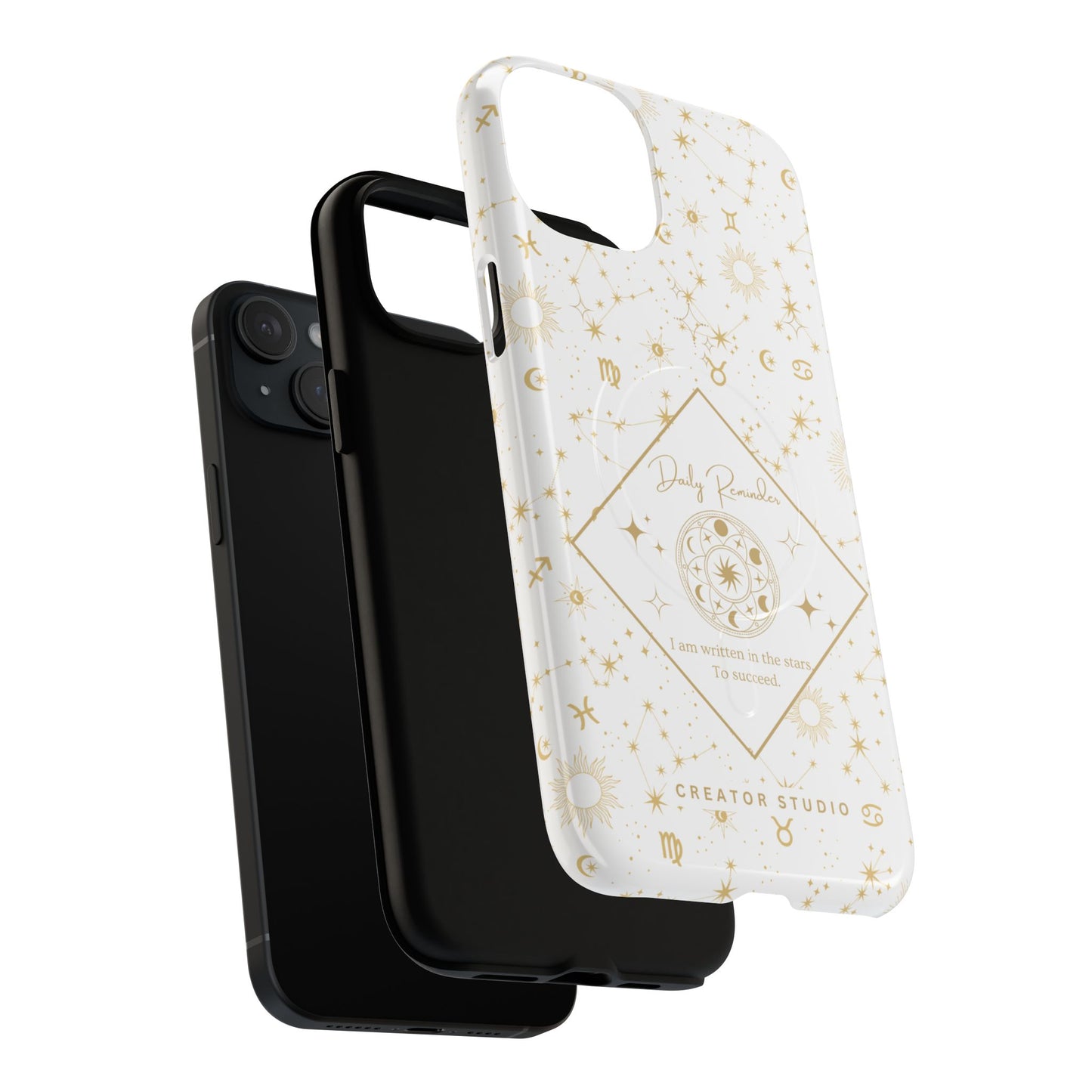 White Celestial Phone Case