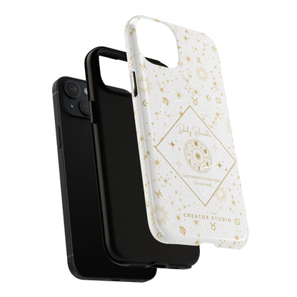 White Celestial Phone Case
