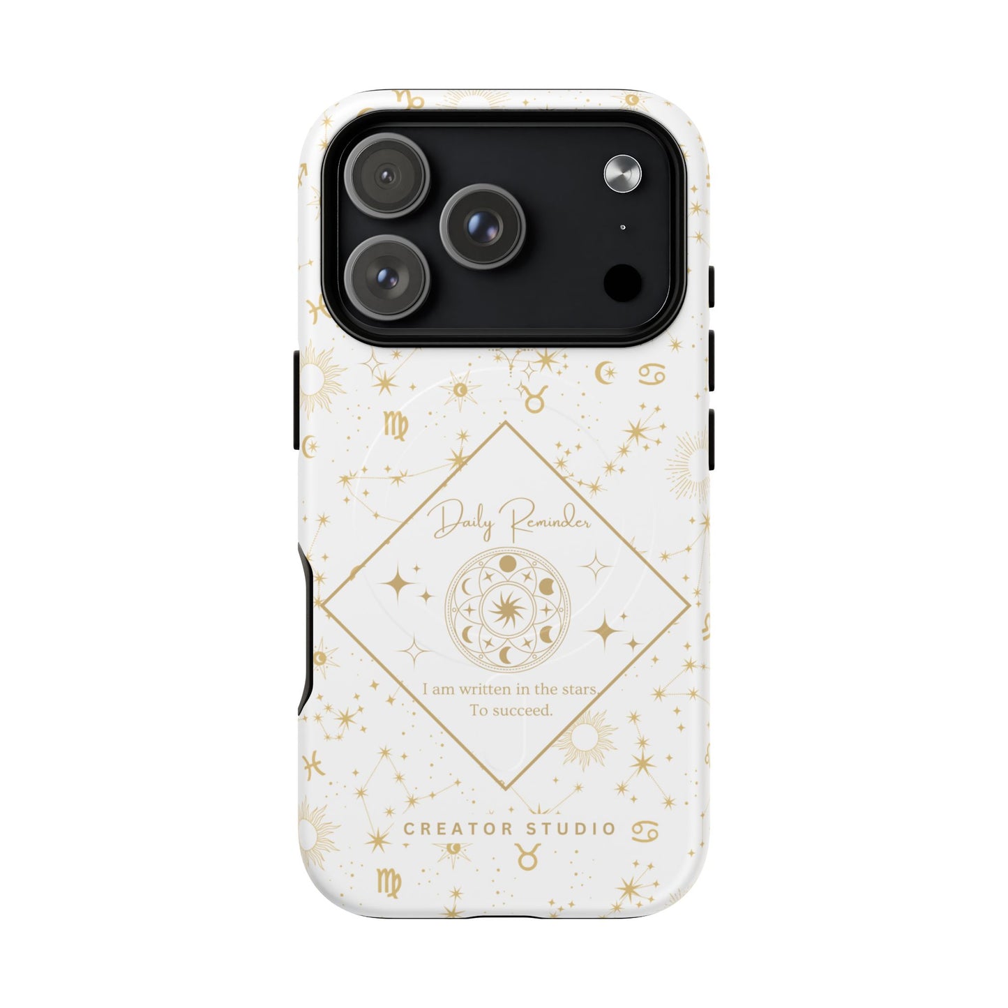 White Celestial Phone Case