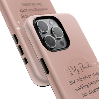 She Dreams Phone case