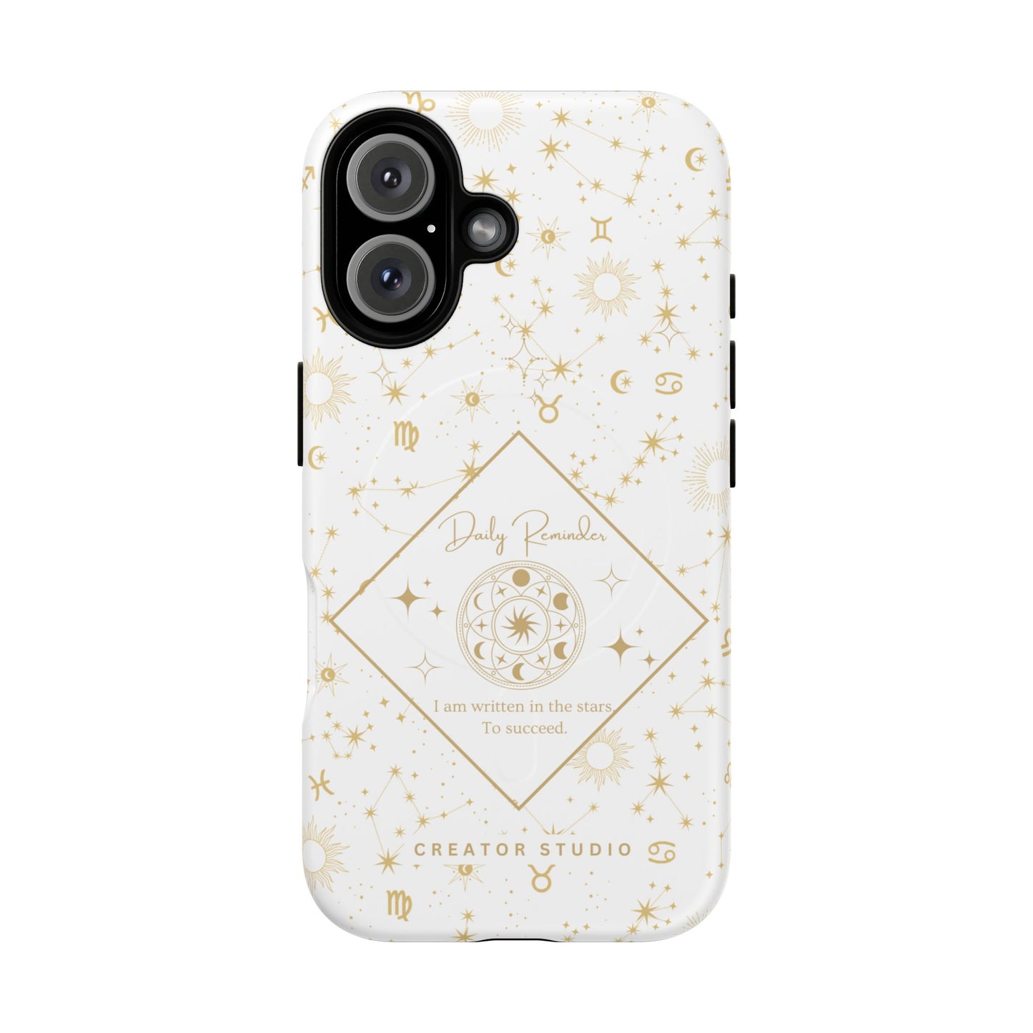 White Celestial Phone Case