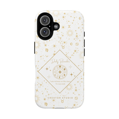 White Celestial Phone Case