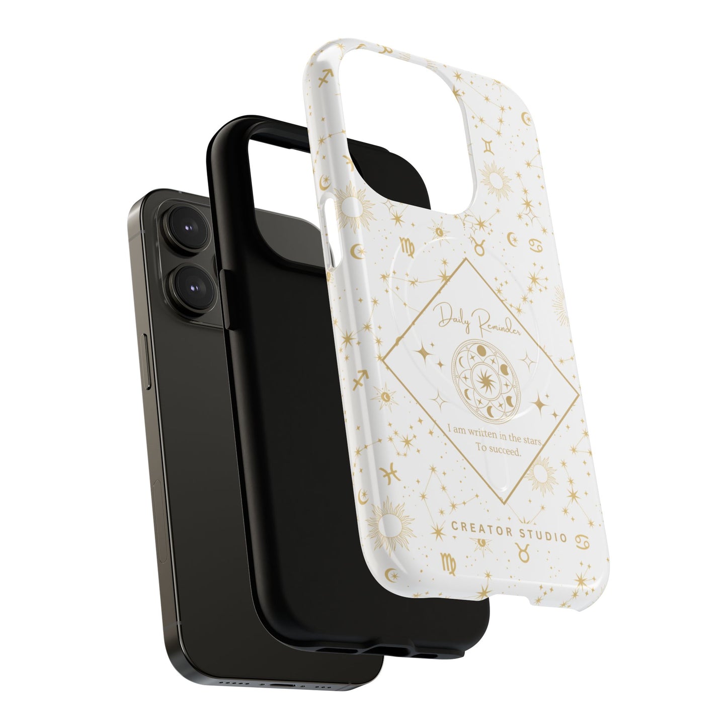 White Celestial Phone Case
