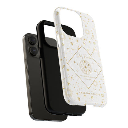White Celestial Phone Case